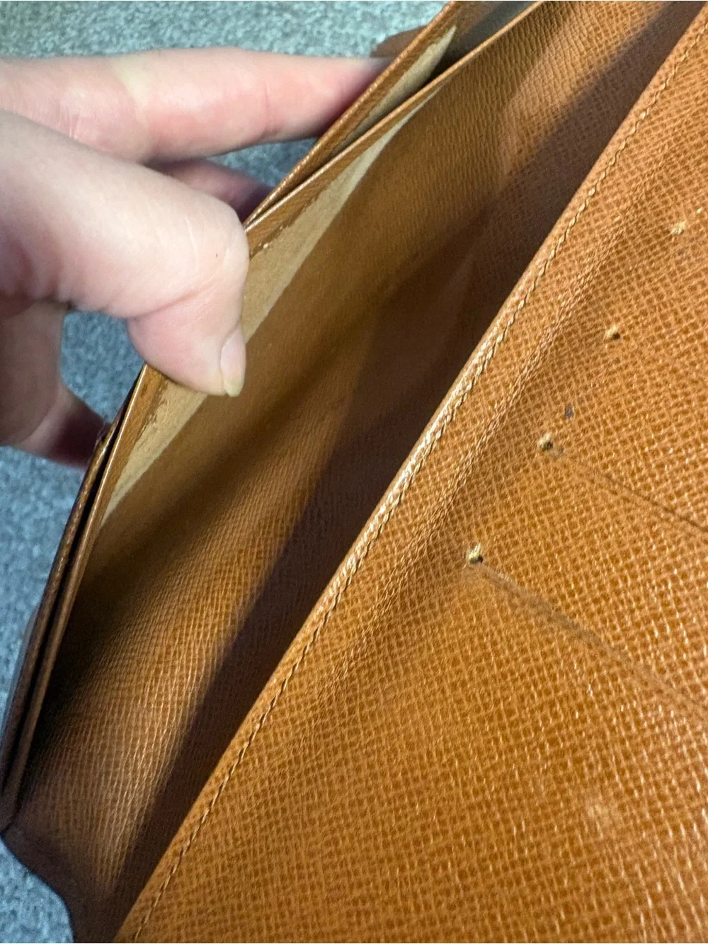 Authentic Louis Vuitton monogram long bifold wallet